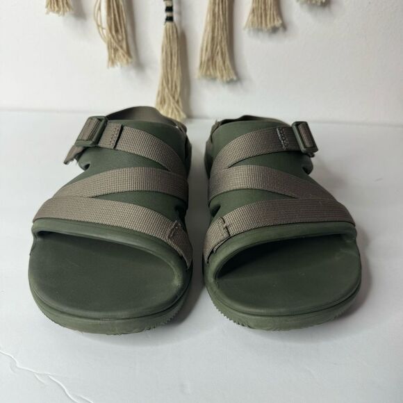 Chaco Green Strappy Rubber Lightweight Sandals main image 9